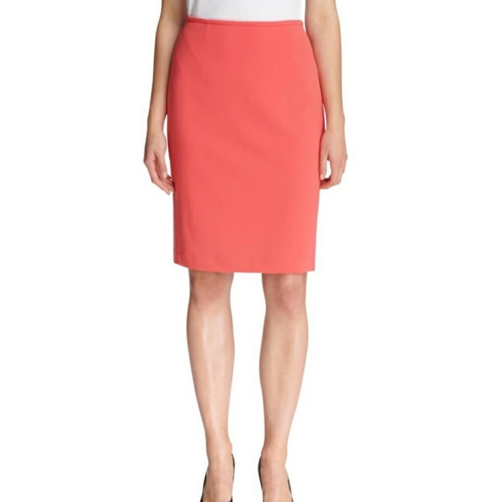 Calvin Klein Coral Pencil Skirt